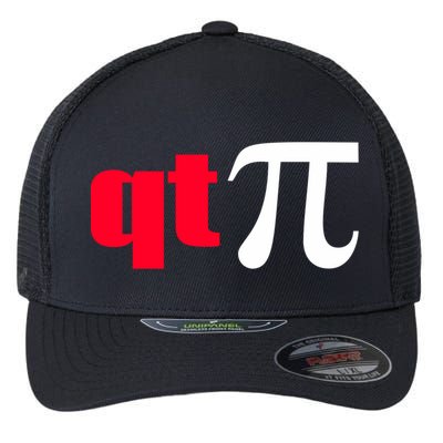 Qt Pi Funny Pi Math Nerdy Geek Humor Pi Day Cool Humor Great Gift Flexfit Unipanel Trucker Cap