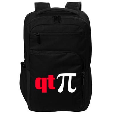 Qt Pi Funny Pi Math Nerdy Geek Humor Pi Day Cool Humor Great Gift Impact Tech Backpack