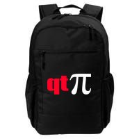 Qt Pi Funny Pi Math Nerdy Geek Humor Pi Day Cool Humor Great Gift Daily Commute Backpack