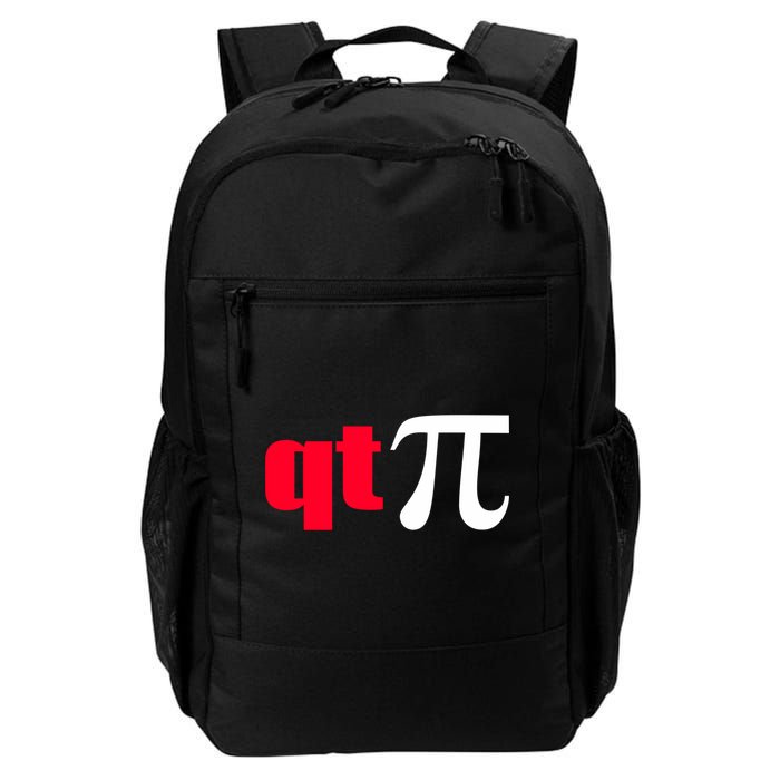 Qt Pi Funny Pi Math Nerdy Geek Humor Pi Day Cool Humor Great Gift Daily Commute Backpack