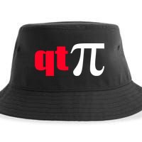 Qt Pi Funny Pi Math Nerdy Geek Humor Pi Day Cool Humor Great Gift Sustainable Bucket Hat
