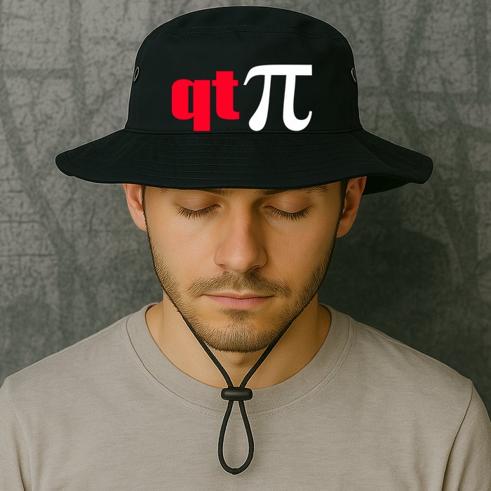 Qt Pi Funny Pi Math Nerdy Geek Humor Pi Day Cool Humor Great Gift Bucket Hat
