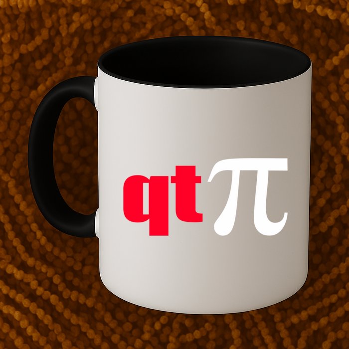 Qt Pi Funny Pi Math Nerdy Geek Humor Pi Day Cool Humor Great Gift Mug