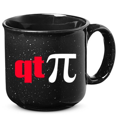 Qt Pi Funny Pi Math Nerdy Geek Humor Pi Day Cool Humor Great Gift 15oz Campfire Ceramic Mug