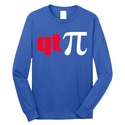 Qt Pi Funny Pi Math Nerdy Geek Humor Pi Day Cool Humor Great Gift Long Sleeve Shirt
