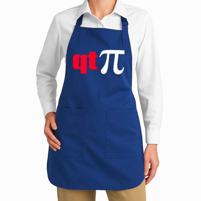 Qt Pi Funny Pi Math Nerdy Geek Humor Pi Day Cool Humor Great Gift Apron