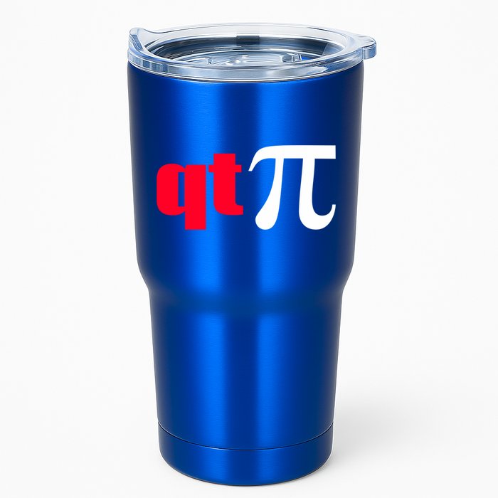 Qt Pi Funny Pi Math Nerdy Geek Humor Pi Day Cool Humor Great Gift Tumbler