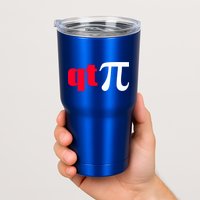 Qt Pi Funny Pi Math Nerdy Geek Humor Pi Day Cool Humor Great Gift Tumbler