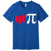 Qt Pi Funny Pi Math Nerdy Geek Humor Pi Day Cool Humor Great Gift Premium T-Shirt