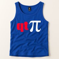 Qt Pi Funny Pi Math Nerdy Geek Humor Pi Day Cool Humor Great Gift Tank Top