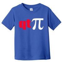 Qt Pi Funny Pi Math Nerdy Geek Humor Pi Day Cool Humor Great Gift Toddler T-Shirt