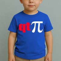 Qt Pi Funny Pi Math Nerdy Geek Humor Pi Day Cool Humor Great Gift Toddler T-Shirt