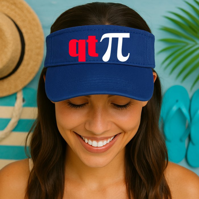 Qt Pi Funny Pi Math Nerdy Geek Humor Pi Day Cool Humor Great Gift Visor