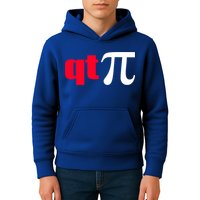 Qt Pi Funny Pi Math Nerdy Geek Humor Pi Day Cool Humor Great Gift Kids Hoodie