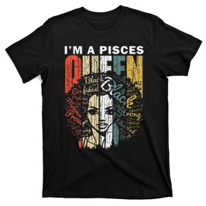 Queen Pisces Gifts for Wo February March Bday T-Shirt