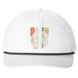 Queen Pisces Gifts for Wo February March Bday Snapback Five-Panel Rope Hat