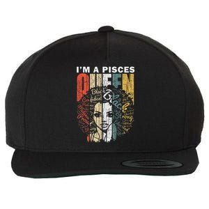 Queen Pisces Gifts for Wo February March Bday Wool Snapback Cap