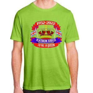 Queens Platinum Jubilee Cool Gift Queen Jubilee Union Jack Gift Funny Gift Adult ChromaSoft Performance T-Shirt