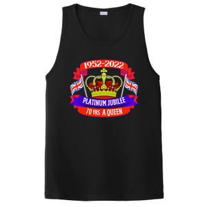 Queens Platinum Jubilee Cool Gift Queen Jubilee Union Jack Gift Funny Gift PosiCharge Competitor Tank