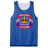 Queens Platinum Jubilee Cool Gift Queen Jubilee Union Jack Gift Funny Gift Mesh Reversible Basketball Jersey Tank