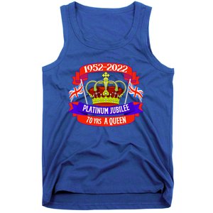 Queens Platinum Jubilee Cool Gift Queen Jubilee Union Jack Gift Funny Gift Tank Top