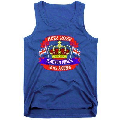 Queens Platinum Jubilee Cool Gift Queen Jubilee Union Jack Gift Funny Gift Tank Top