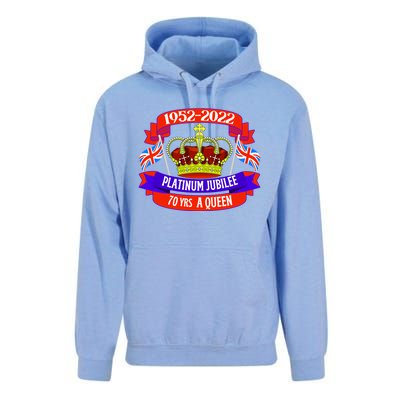 Queens Platinum Jubilee Cool Gift Queen Jubilee Union Jack Gift Funny Gift Unisex Surf Hoodie