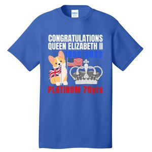 Queens Platinum Jubilee Gift Queen Platinum Jubilee Gift Tall T-Shirt