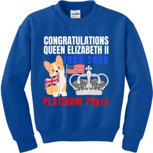 Queens Platinum Jubilee Gift Queen Platinum Jubilee Gift Kids Sweatshirt