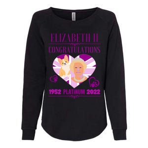 Queens Platinum Jubilee Cool Gift Queen Platinum Jubilee Gift Womens California Wash Sweatshirt