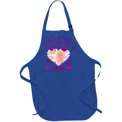 Queens Platinum Jubilee Cool Gift Queen Platinum Jubilee Gift Full-Length Apron With Pockets