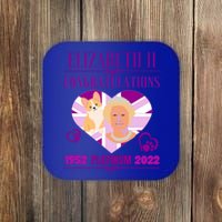 Queens Platinum Jubilee Cool Gift Queen Platinum Jubilee Gift Coaster