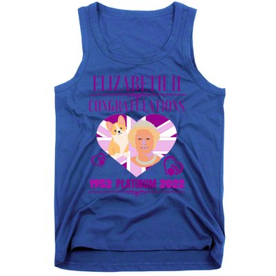 Queens Platinum Jubilee Cool Gift Queen Platinum Jubilee Gift Tank Top