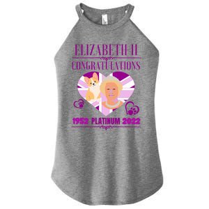 Queens Platinum Jubilee Cool Gift Queen Platinum Jubilee Gift Women's Perfect Tri Rocker Tank