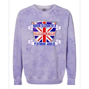 Queens Platinum Jubilee Gift Queen Platinum Jubilee Gift Colorblast Crewneck Sweatshirt