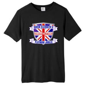 Queens Platinum Jubilee Gift Queen Platinum Jubilee Gift Tall Fusion ChromaSoft Performance T-Shirt