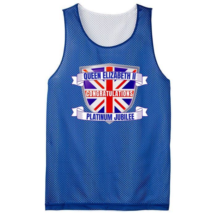 Queens Platinum Jubilee Gift Queen Platinum Jubilee Gift Mesh Reversible Basketball Jersey Tank