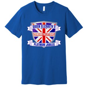 Queens Platinum Jubilee Gift Queen Platinum Jubilee Gift Premium T-Shirt