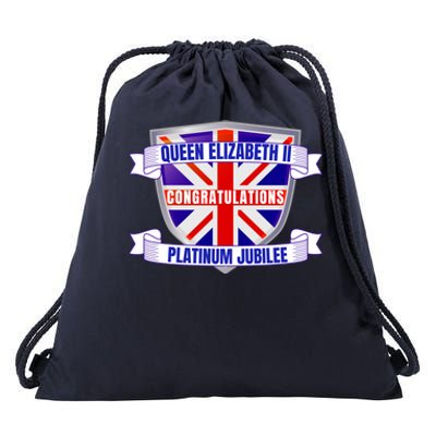 Queens Platinum Jubilee Gift Queen Platinum Jubilee Gift Drawstring Bag