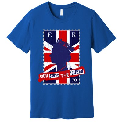 Queen's Platinum Jubilee God Save The Queen Funny Gift Premium T-Shirt