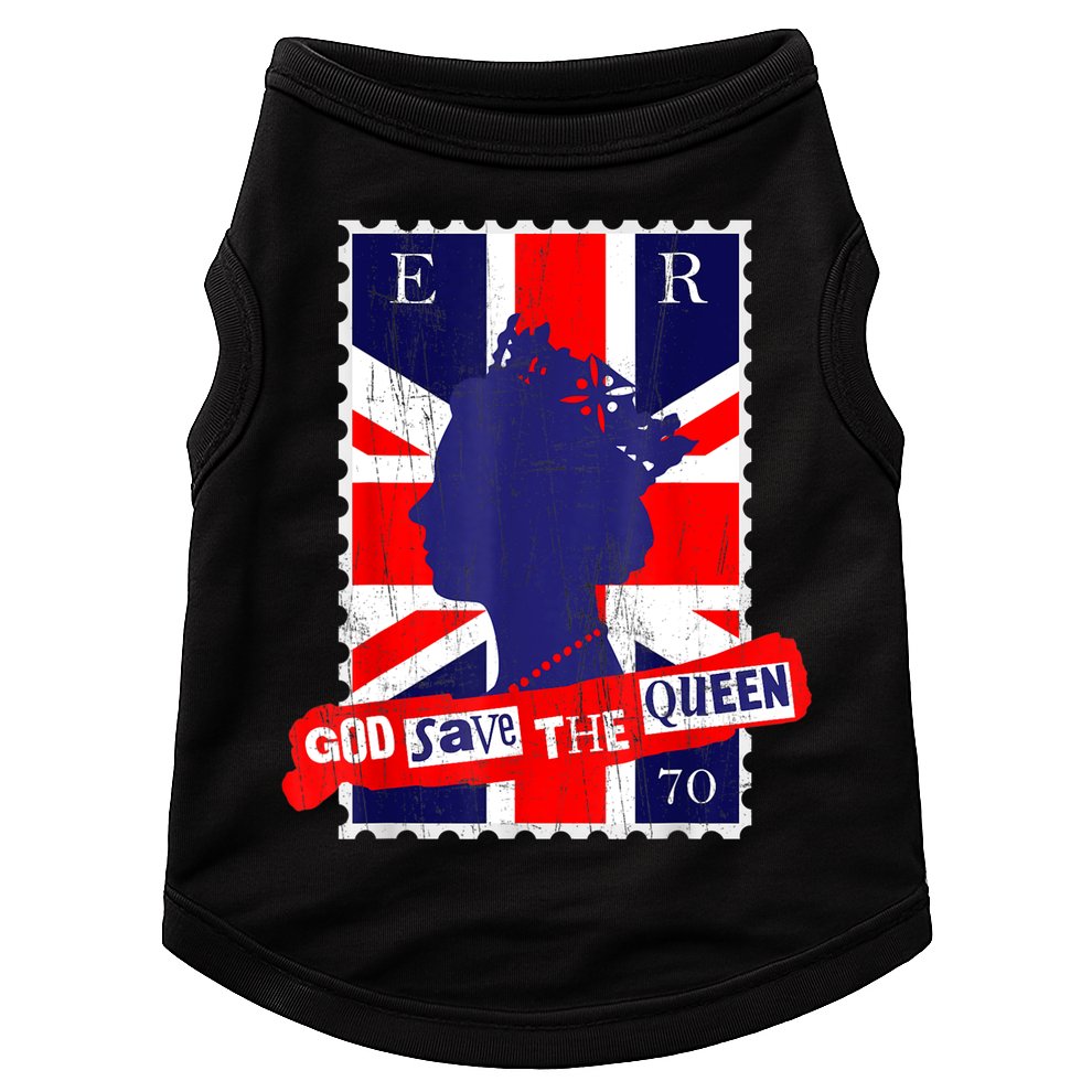 QUEEN'S PLATINUM JUBILEE GOD SAVE THE QUEEN Doggie Tank