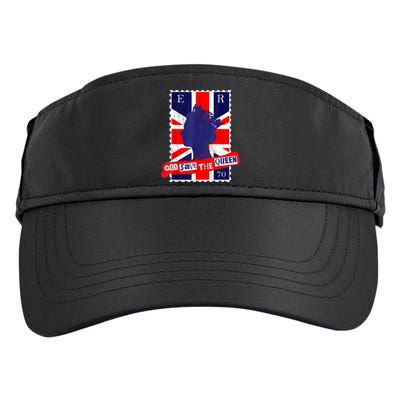 QUEEN'S PLATINUM JUBILEE GOD SAVE THE QUEEN Adult Drive Performance Visor