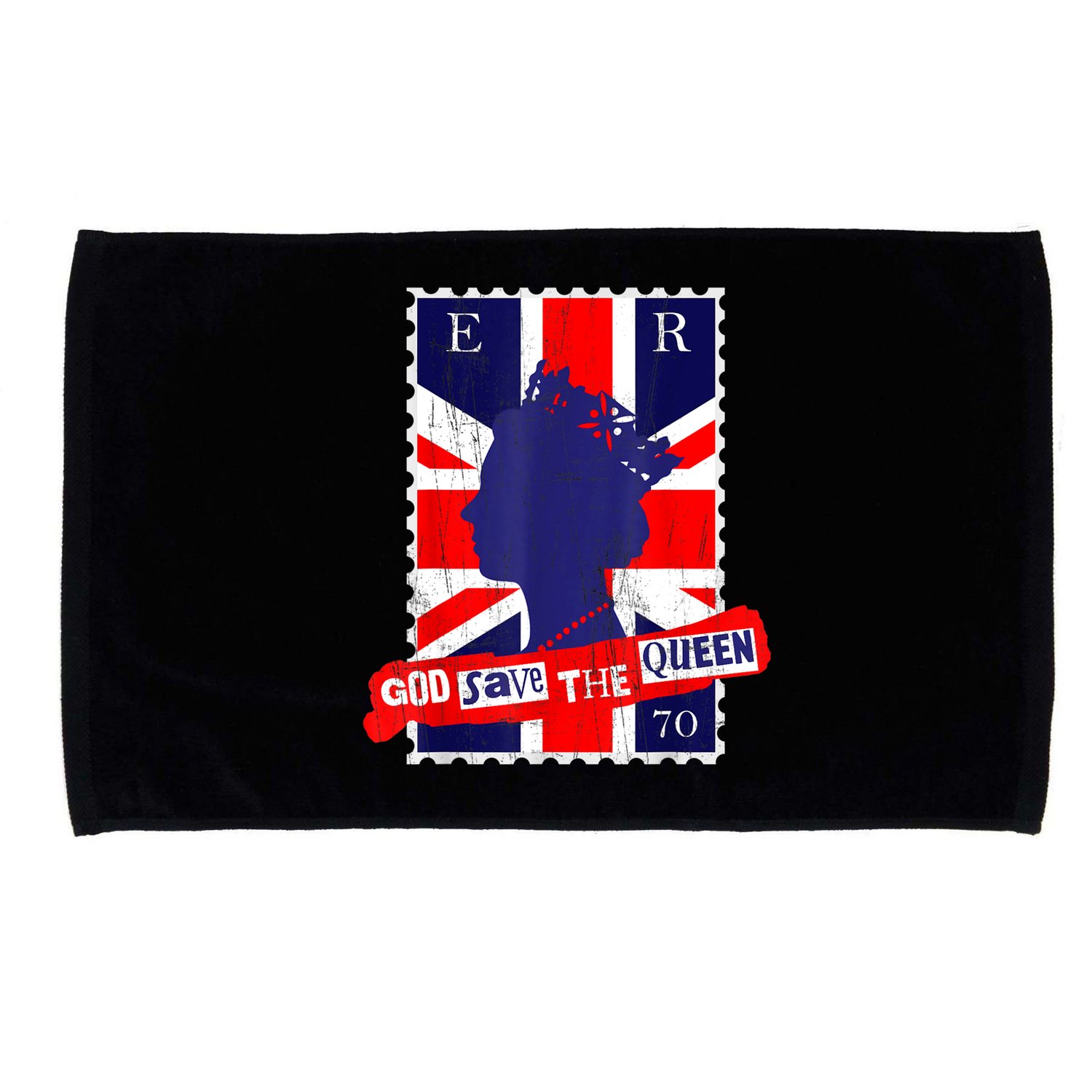 QUEEN'S PLATINUM JUBILEE GOD SAVE THE QUEEN Microfiber Hand Towel