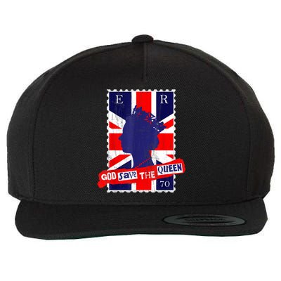 QUEEN'S PLATINUM JUBILEE GOD SAVE THE QUEEN Wool Snapback Cap