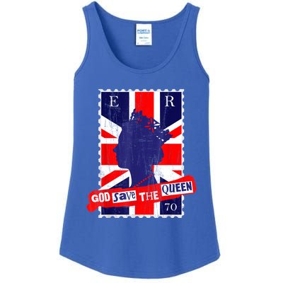 QUEEN'S PLATINUM JUBILEE GOD SAVE THE QUEEN Ladies Essential Tank