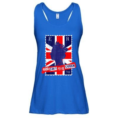 QUEEN'S PLATINUM JUBILEE GOD SAVE THE QUEEN Ladies Essential Flowy Tank