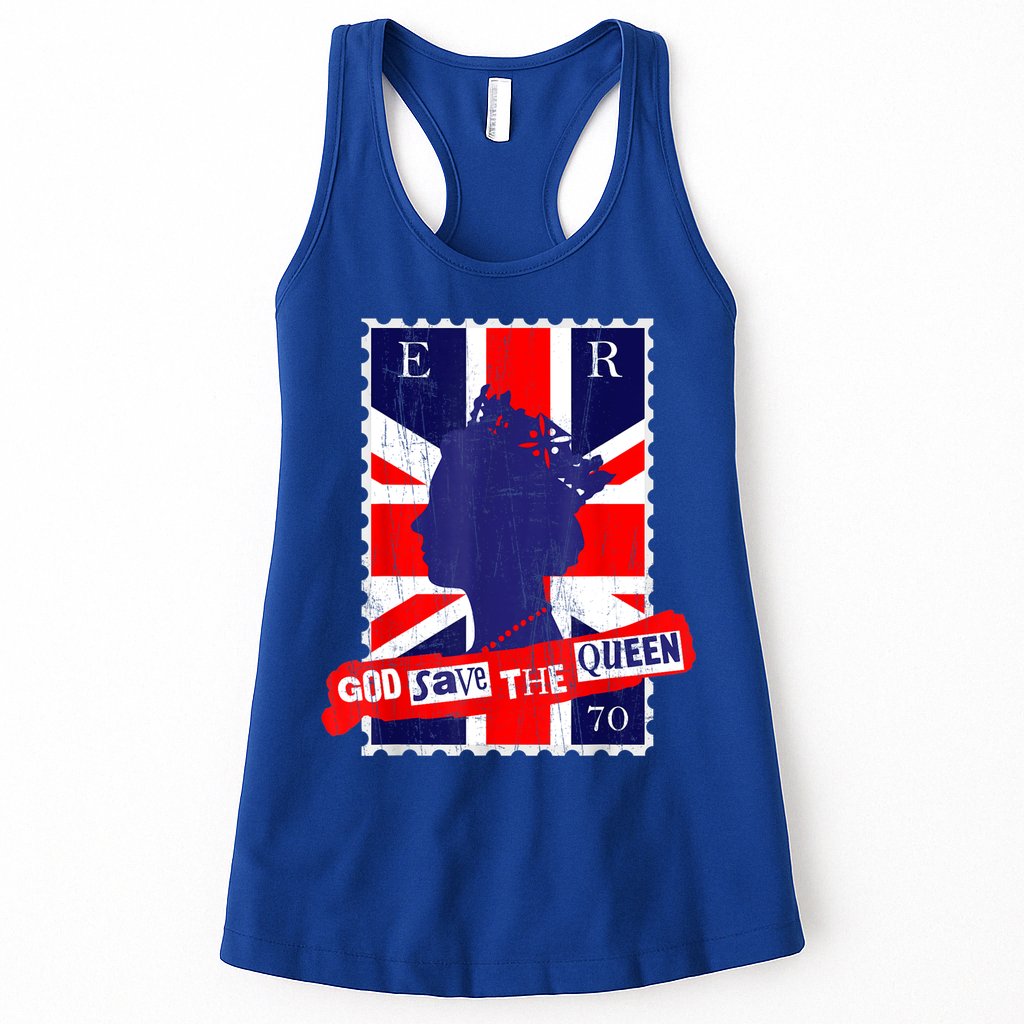 QUEEN'S PLATINUM JUBILEE GOD SAVE THE QUEEN Womens Tank Top