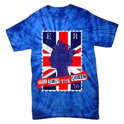 QUEEN'S PLATINUM JUBILEE GOD SAVE THE QUEEN Tie-Dye T-Shirt