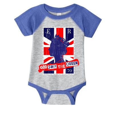 QUEEN'S PLATINUM JUBILEE GOD SAVE THE QUEEN Infant Baby Jersey Bodysuit