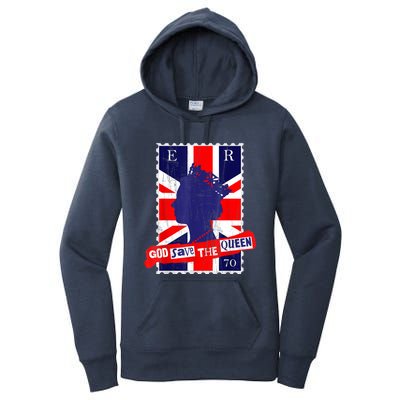 QUEEN'S PLATINUM JUBILEE GOD SAVE THE QUEEN Women's Pullover Hoodie